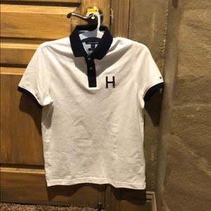 White Tommy Hilfiger Polo